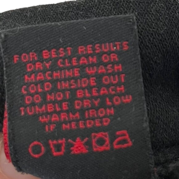 RtA NWT Skinny Jeans Black Zip Pocket Ankle Cropped Women’s XS Stretch Moto - Picture 11 of 12